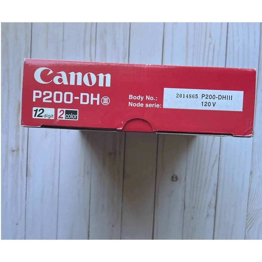 Canon P200-DH III‎ Desktop Printing Calculator Vintage NIB Accounting 12 Digits